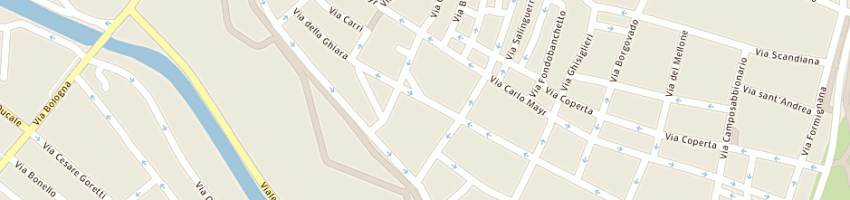Mappa della impresa d'amato rocco a FERRARA