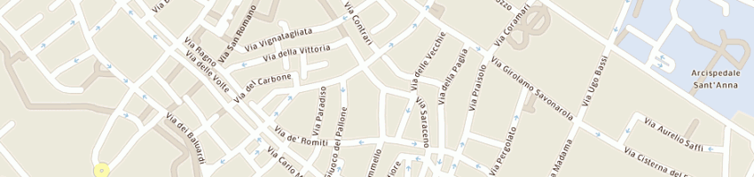 Mappa della impresa bassi carlo a FERRARA