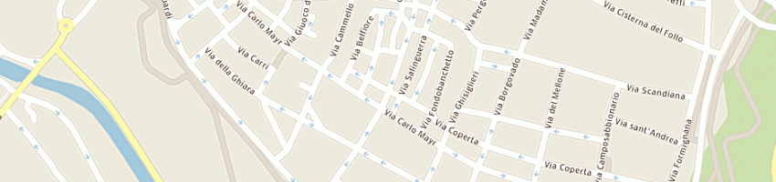 Mappa della impresa bar calipso a FERRARA