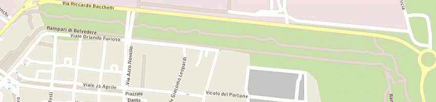 Mappa della impresa immobiltre' srl a FERRARA
