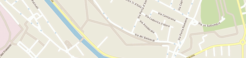 Mappa della impresa unisistem srl a FERRARA