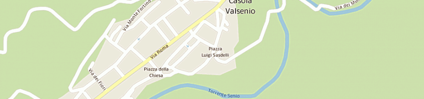 Mappa della impresa bar centrale a CASOLA VALSENIO