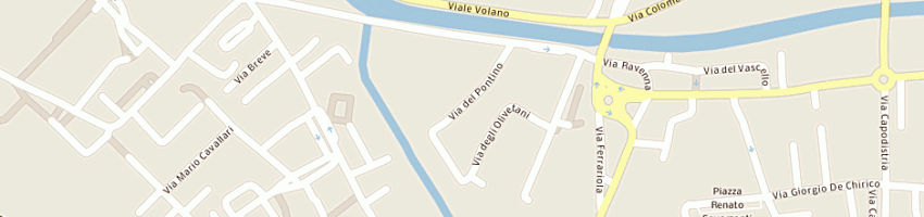 Mappa della impresa autocarrozzeria longhi vito e c snc a FERRARA
