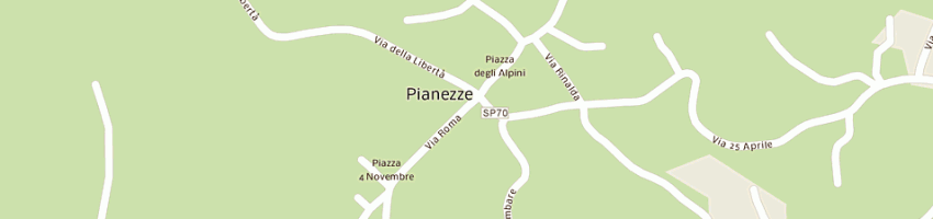 Mappa della impresa scuola elementare a PIANEZZE