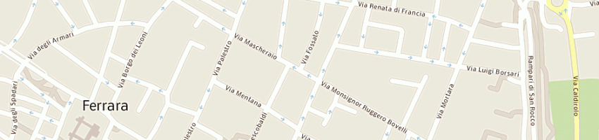 Mappa della impresa studio ingegneri associati dring mfergnani dring fbrunetti a FERRARA