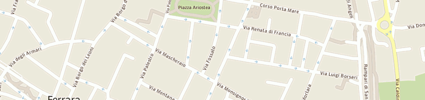 Mappa della impresa rollbo eng sas di dalla piccola ing paolo e c a FERRARA