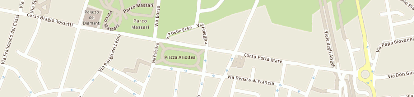 Mappa della impresa fertilvalle snc di piccinini beniamino e c a FERRARA