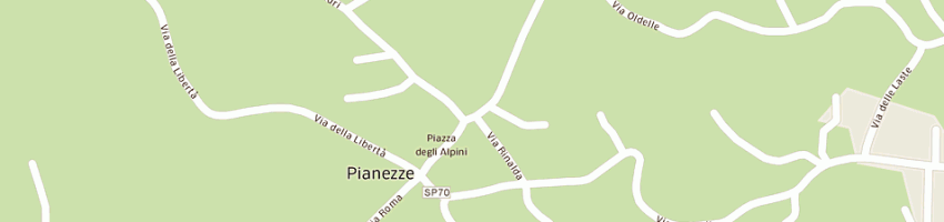 Mappa della impresa roggia lucillo a PIANEZZE