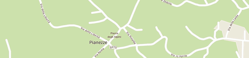 Mappa della impresa bedont flavio a PIANEZZE