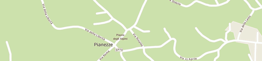 Mappa della impresa maroso srl a PIANEZZE