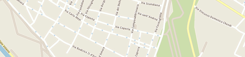 Mappa della impresa sabbioni ermanno a FERRARA