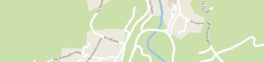 Mappa della impresa albergo-ristorante-bar il cipresso snc di cioni luigi e c a LORO CIUFFENNA