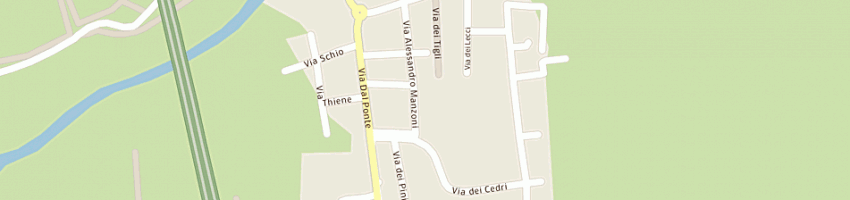 Mappa della impresa azzurra oro di zaltron vittorio e c (snc) a CHIUPPANO