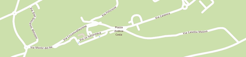 Mappa della impresa ristorrante la scuderia a DOZZA
