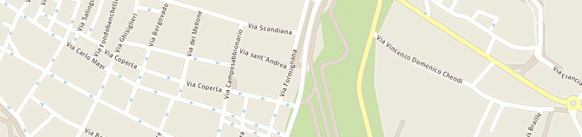 Mappa della impresa le stanze srl a FERRARA