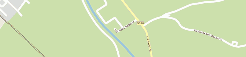 Mappa della impresa idrovinicola estense di wtagliatti e c (snc) a FERRARA