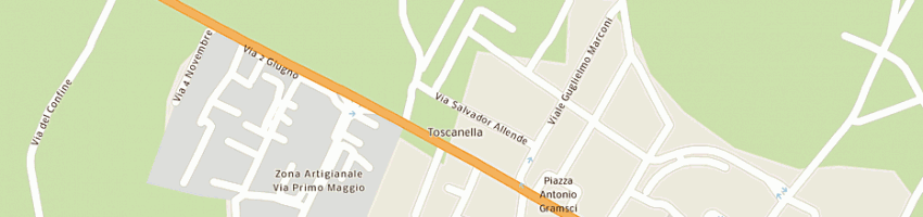 Mappa della impresa patti pasquale a DOZZA