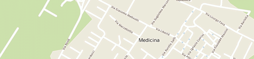 Mappa della impresa cattani mauro a MEDICINA