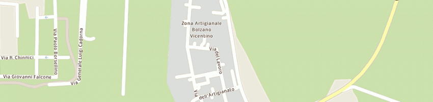 Mappa della impresa dest di cusinato pietro a BOLZANO VICENTINO