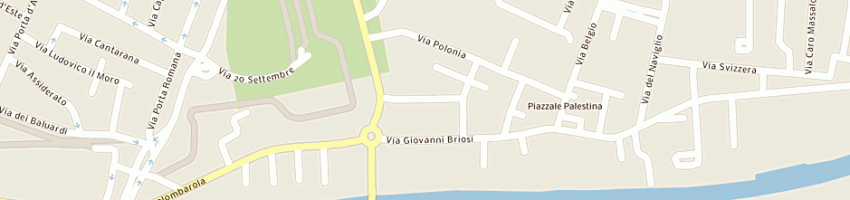 Mappa della impresa vallieri emanuele a FERRARA
