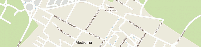 Mappa della impresa solodonna snc a MEDICINA