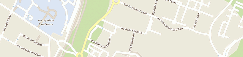 Mappa della impresa cirano sas di savino ciro e c a FERRARA