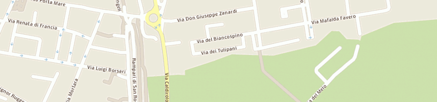 Mappa della impresa periotto valerio a FERRARA