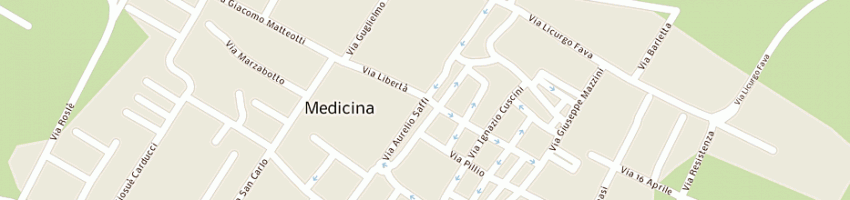 Mappa della impresa visual look di dall'olio danilo e c sas a MEDICINA