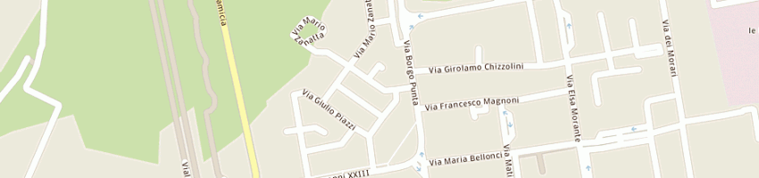Mappa della impresa zanardi rita a FERRARA