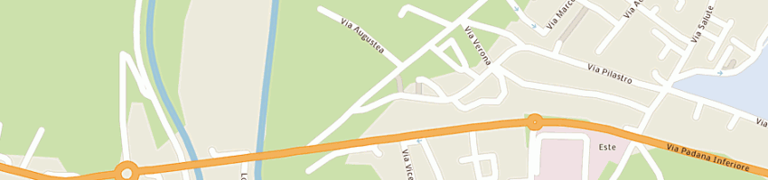 Mappa della impresa parrocchia pilastro a ESTE