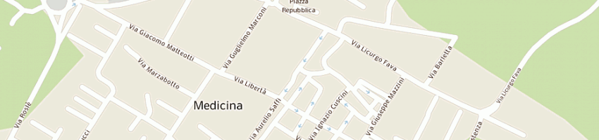 Mappa della impresa baravelli srl a MEDICINA