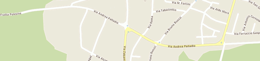Mappa della impresa rossi domenico a FRATTA POLESINE
