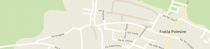 Mappa della impresa panificio bacchin e c sas a FRATTA POLESINE