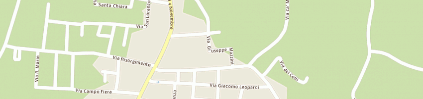 Mappa della impresa scuola elementare gnegri a VO