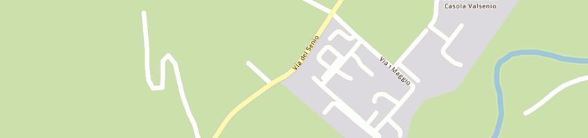 Mappa della impresa piuma 02 snc di alpi luciana e c a CASOLA VALSENIO