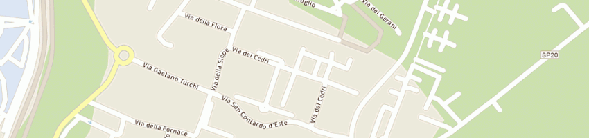 Mappa della impresa cuoghi alessandro a FERRARA