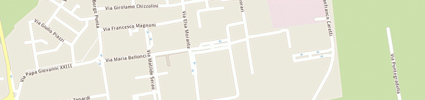 Mappa della impresa marangoni giuseppe a FERRARA