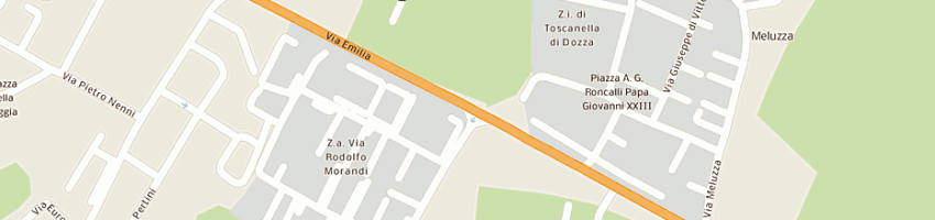 Mappa della impresa lamproject srl a DOZZA