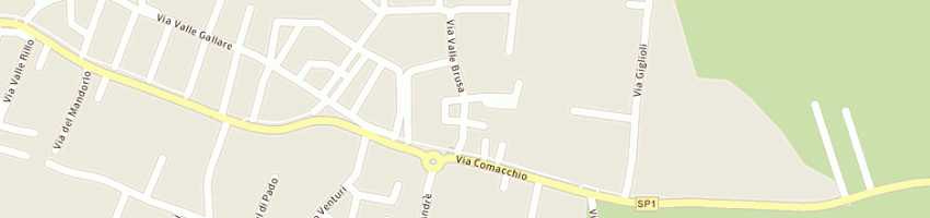 Mappa della impresa mario zanirato e c sas a FERRARA
