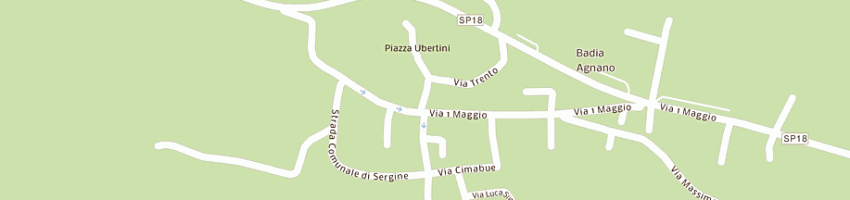 Mappa della impresa peruzzi manola a BUCINE