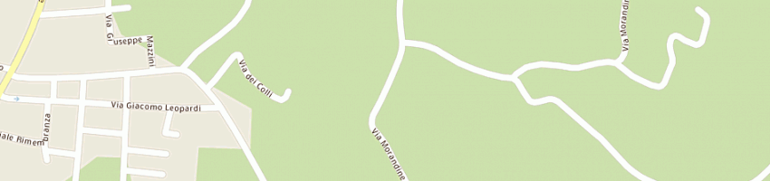 Mappa della impresa trattoria parco rio grande snc di perdoncin franco e c a VO