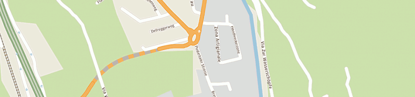 Mappa della impresa complojer calzature di complojer andrea e co sas a LA VALLE