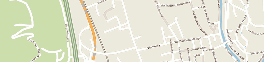 Mappa della impresa bar sport internetcafe a BRESSANONE