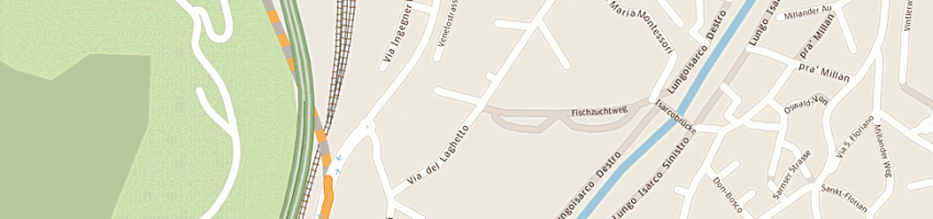 Mappa della impresa blues (srl) a BRESSANONE