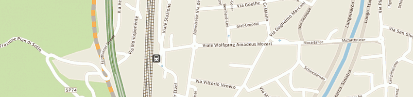 Mappa della impresa trink shop vonklausner a BRESSANONE
