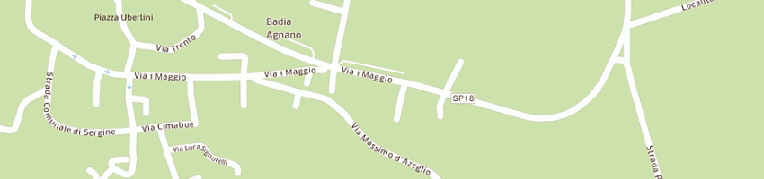 Mappa della impresa bartolini moriano a BUCINE