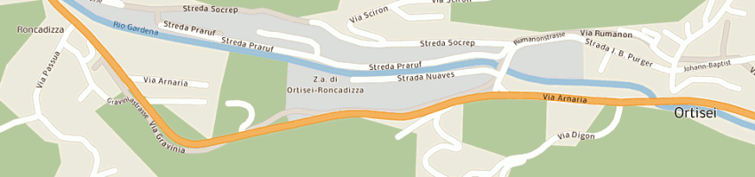 Mappa della impresa fratelli ciechi e co (snc) a ORTISEI