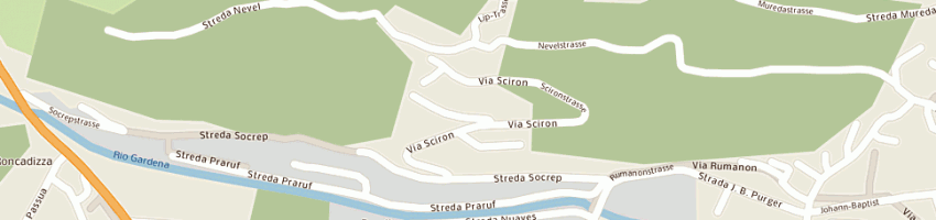 Mappa della impresa crepaz helmuth a ORTISEI