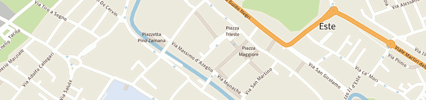 Mappa della impresa albini stefania a ESTE