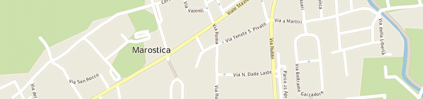 Mappa della impresa saimar di peruzzi andrea e lusa olimpio snc a MAROSTICA